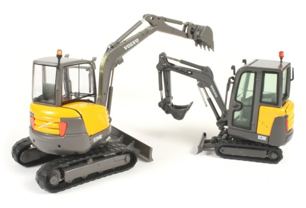 Volvo ECR48C and EC20C Tracked Excavators
