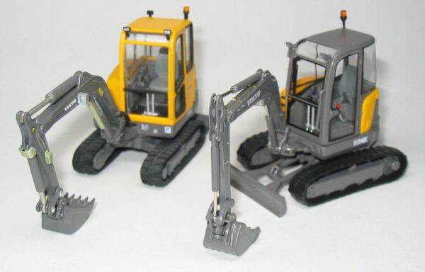 Volvo ECR48C and EC45  Tracked Excavators