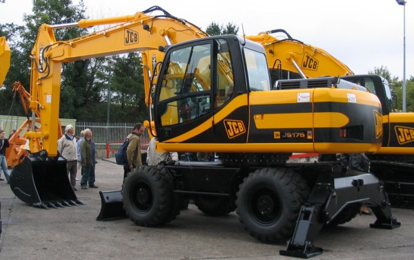 JCB JS175 wheeled excavator